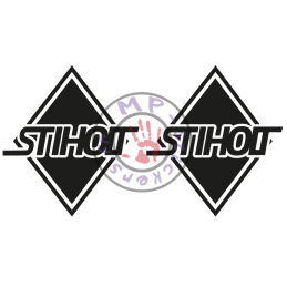 Stickers losange logo STIHOLT modèle 4 (la paire)