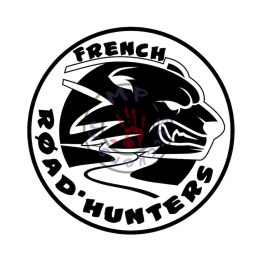 Sticker logo FRENCH ROAD'HUNTERS version inversée