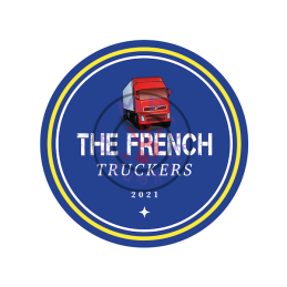 Sticker logo THE FRENCH Truckers 150x150mm (unité) 