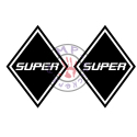 Stickers losange logo SUPER modèle 21 150x300mm (la paire)