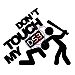 Sticker DON'T TOUCH MY DS3