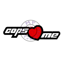 Sticker COPS LOVE ME JDM