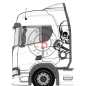 Demi Logo pour cabine My Truck My Drug (2 cotés)