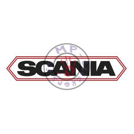 Double liseret contour de logo de calandre pour SCANIA