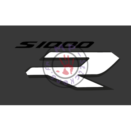 Sticker S1000 R pour carrénage moto BMW 2021 150x64mm Gauche